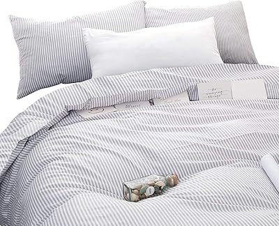 Ticking Stripe Duvet Cover Set