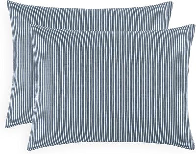Ticking Stripe Pillowcases (Set of 2)